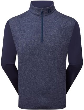 FootJoy Tonal Heather Chill-Out herr sweatshirt, navy