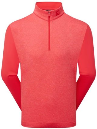 FootJoy Tonal Heather Chill-Out herr sweatshirt, hibiscus