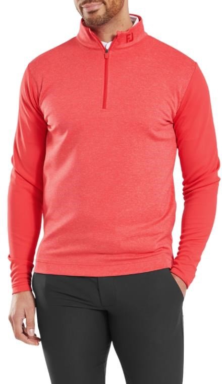 FootJoy Tonal Heather Chill-Out herr sweatshirt, hibiscus