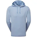 FootJoy Lightweight Hoodie herr sweatshirt, heather blue jay