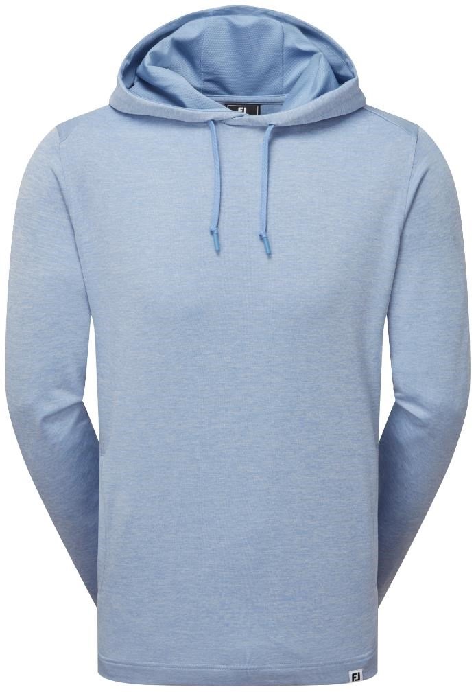 FootJoy Lightweight Hoodie herr sweatshirt, heather blue jay