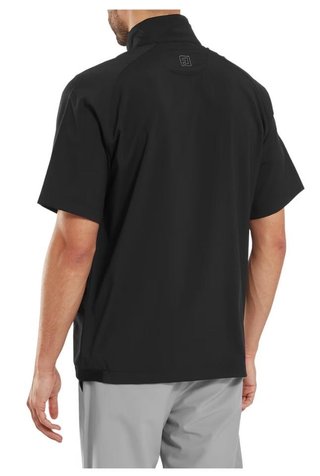 FootJoy Zephyr Short Sleeve Windshirt herr jacka, svart