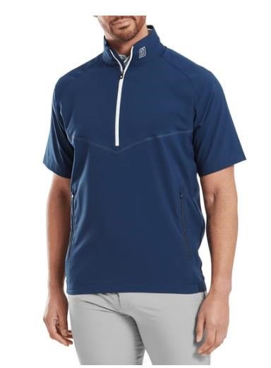 FootJoy Zephyr Short Sleeve Windshirt herr vindjacka, navy