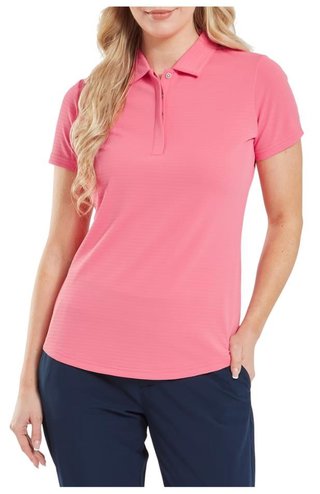 FootJoy Jacquard SS dampolo, pink lemonade