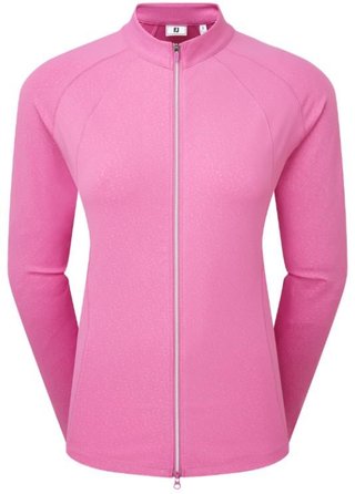 FootJoy Embossed Full-Zip Midlayer damtröja, berry