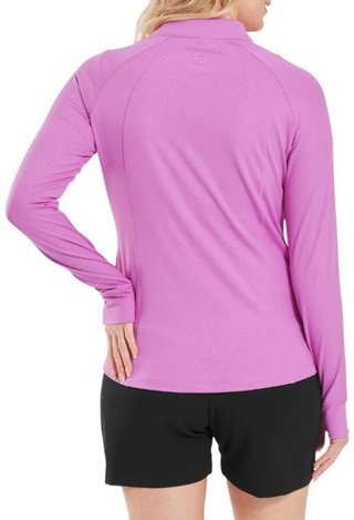 FootJoy Embossed Full-Zip Midlayer damtröja, berry