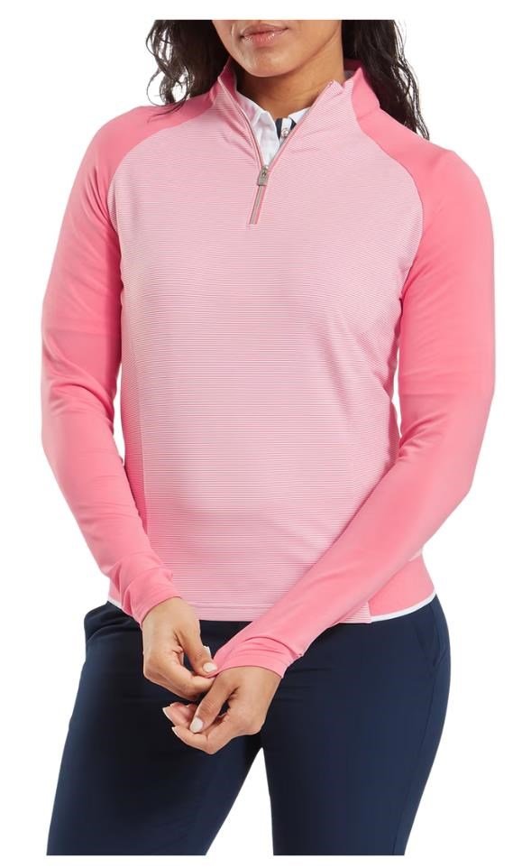 FootJoy 1/4-Zip Midlayer damtröja, pink lemonade