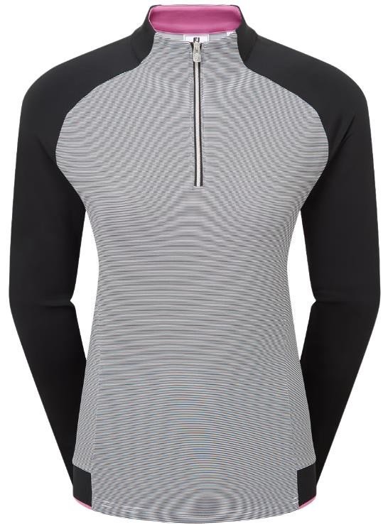 FootJoy 1/4-Zip Midlayer dam sweatshirt, svart