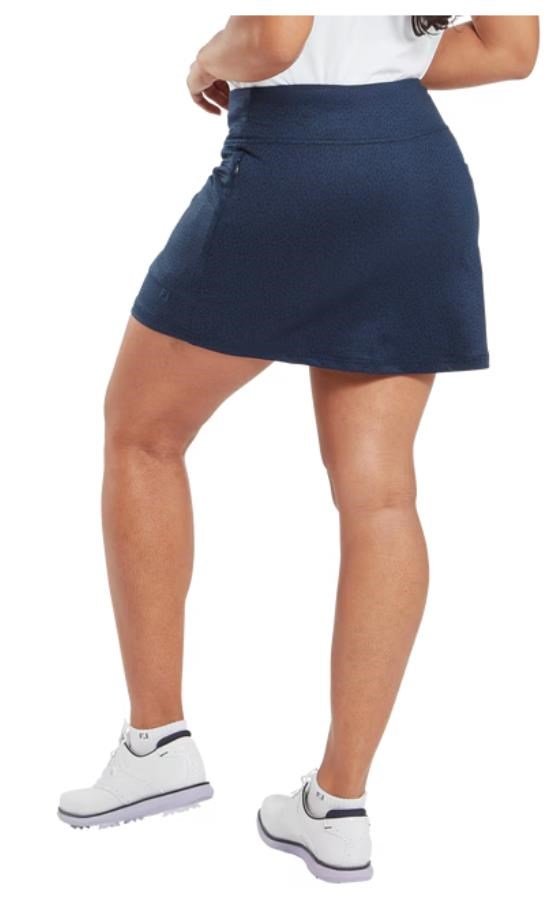 FootJoy Aerial Performance Knit damkjol, navy animal print