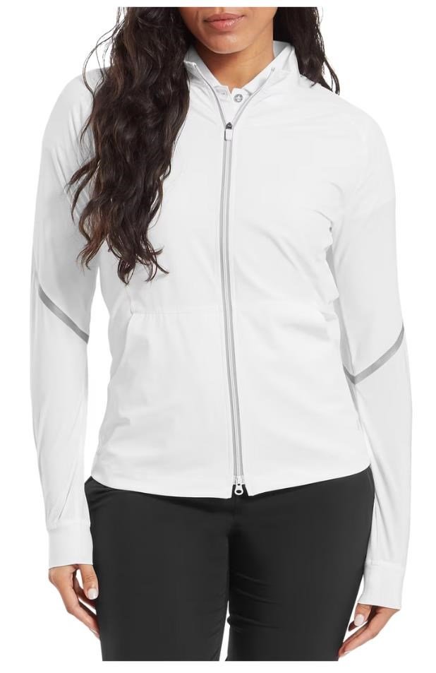 FootJoy TempoSeries Full-Zip damjacka, vit/silver