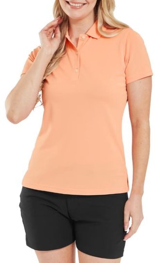 FootJoy Stretch Pique Solid dampolo, papaya