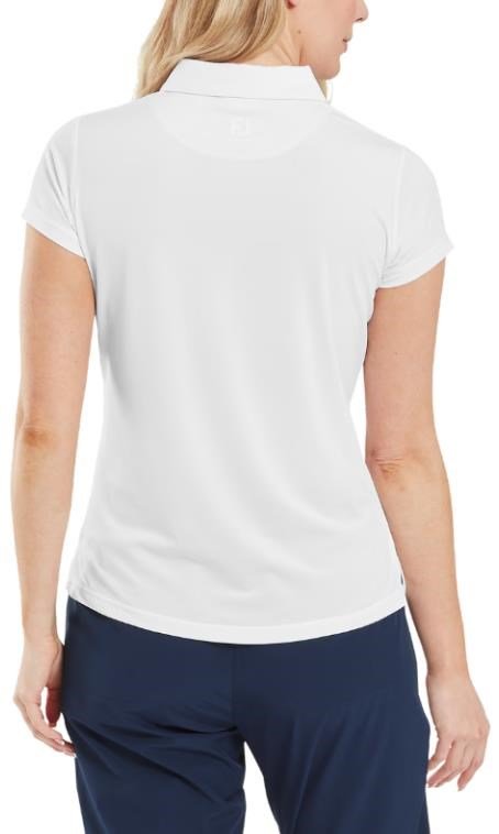FootJoy Cap Sleeve Lisle dampolo, vit