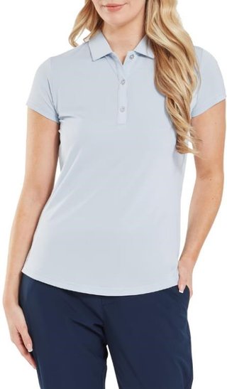 FootJoy Cap Sleeve Lisle dampolo, skyway