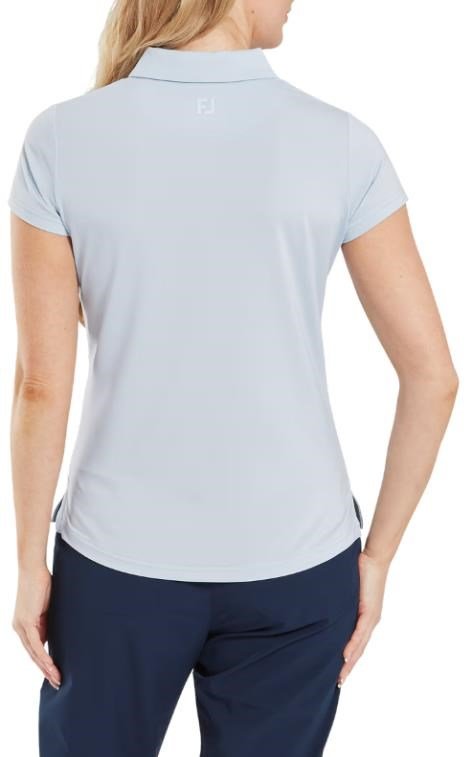 FootJoy Cap Sleeve Lisle dampolo, skyway
