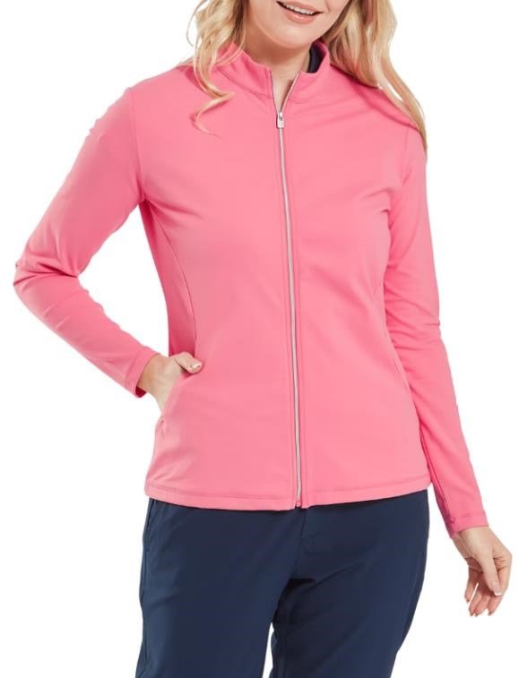 FootJoy Full-Zip Midlayer damtröja, pink lemonade