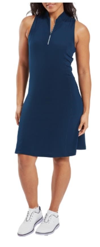 FootJoy 1/4-Zip Sleeveless damklänning, navy