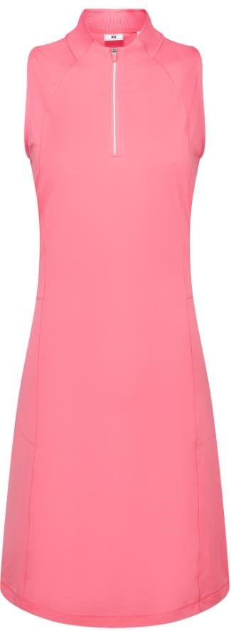 FootJoy 1/4-Zip Sleeveless damklänning, pink lemonade