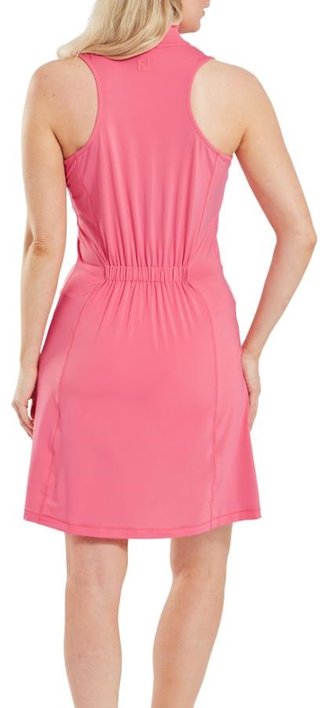 FootJoy 1/4-Zip Sleeveless damklänning, pink lemonade