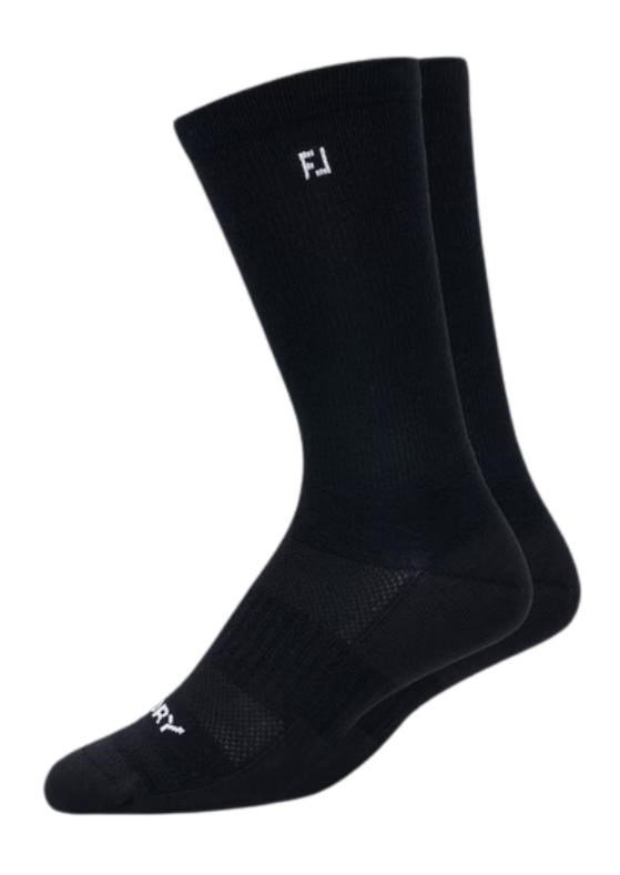 FootJoy ProDry Lightweight Crew herr strumpor, svarta, EU 39-46