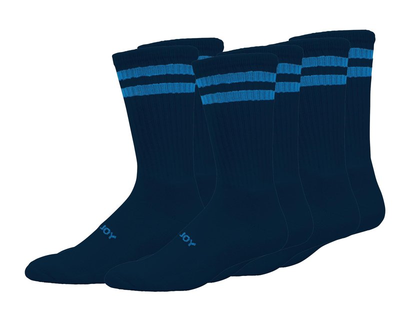 FootJoy Comfortsof Crew herrsockor, marinblå (3 par)