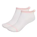 FootJoy ProDry Pom-Pom dam strumpor, vit/rosa, UK 6-9 (par)