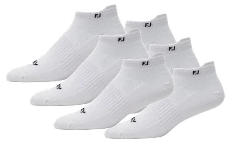 FootJoy ProDry Lightweight Roll Tab damstrumpor, vita, UK 6-9 (3 par)