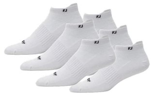 FootJoy ProDry Lightweight Roll Tab damstrumpor, vita, UK 6-9 (3 par)