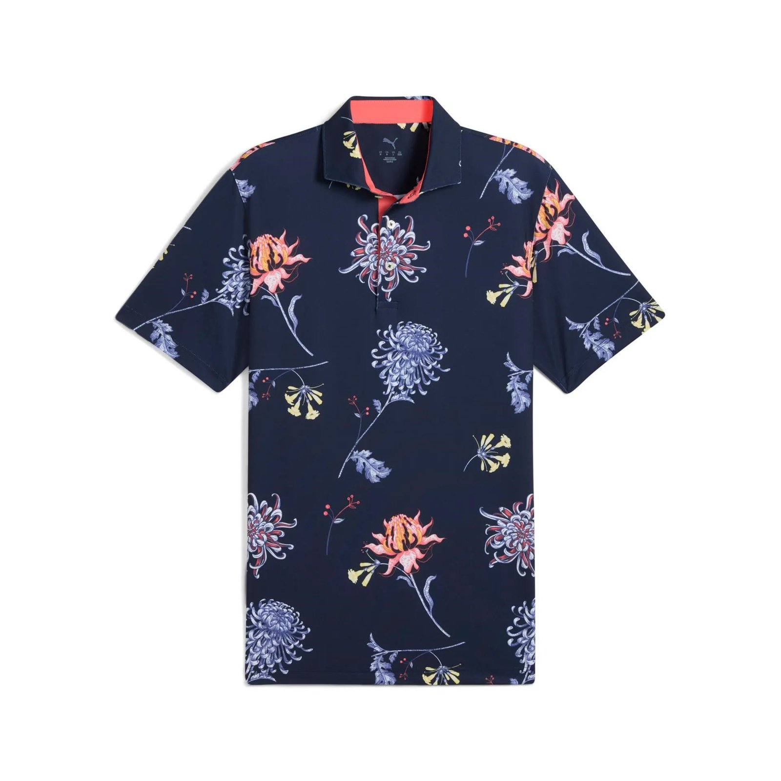 Puma Mattr Dahlia herr polo, deep navy/blue horizon