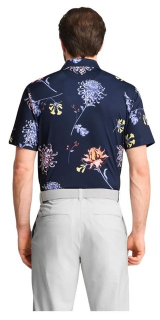 Puma Mattr Dahlia herr polo, deep navy/blue horizon