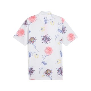 Puma Mattr Dahlia herr polo, white glow/peach frost