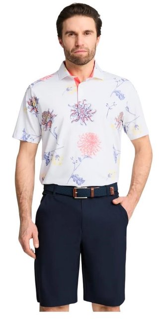 Puma Mattr Dahlia herr polo, white glow/peach frost
