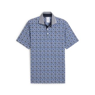 Puma X PTC Tile herr polo, white glow/deep navy