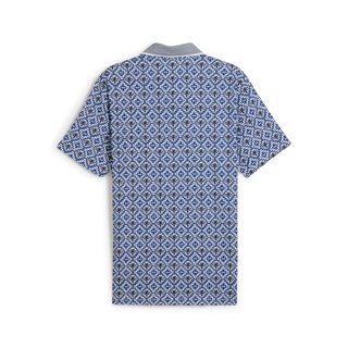 Puma X PTC Tile herr polo, white glow/deep navy