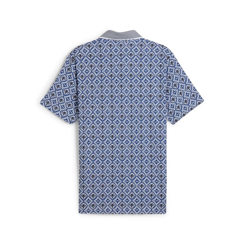 Puma X PTC Tile herr polo, white glow/deep navy
