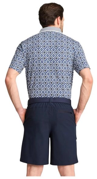 Puma X PTC Tile herr polo, white glow/deep navy