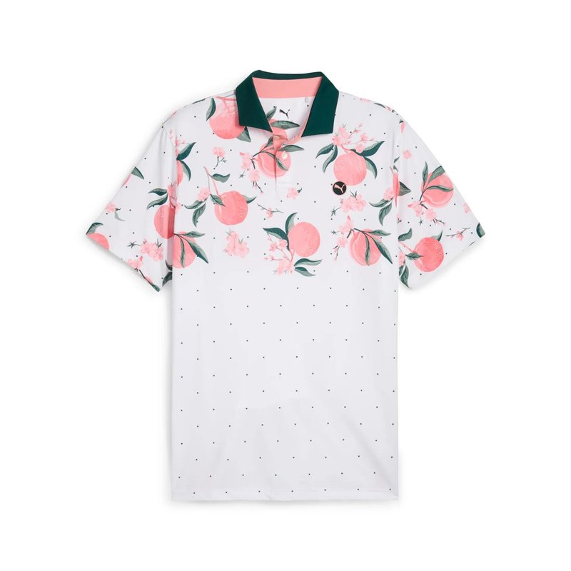 Puma MATTR Freshly Picked herr polo, glow/pink fruit