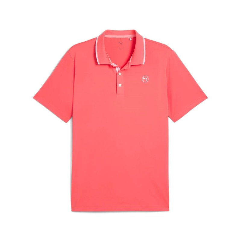 Puma Mattr Elevated Solid herr polo, peach frost