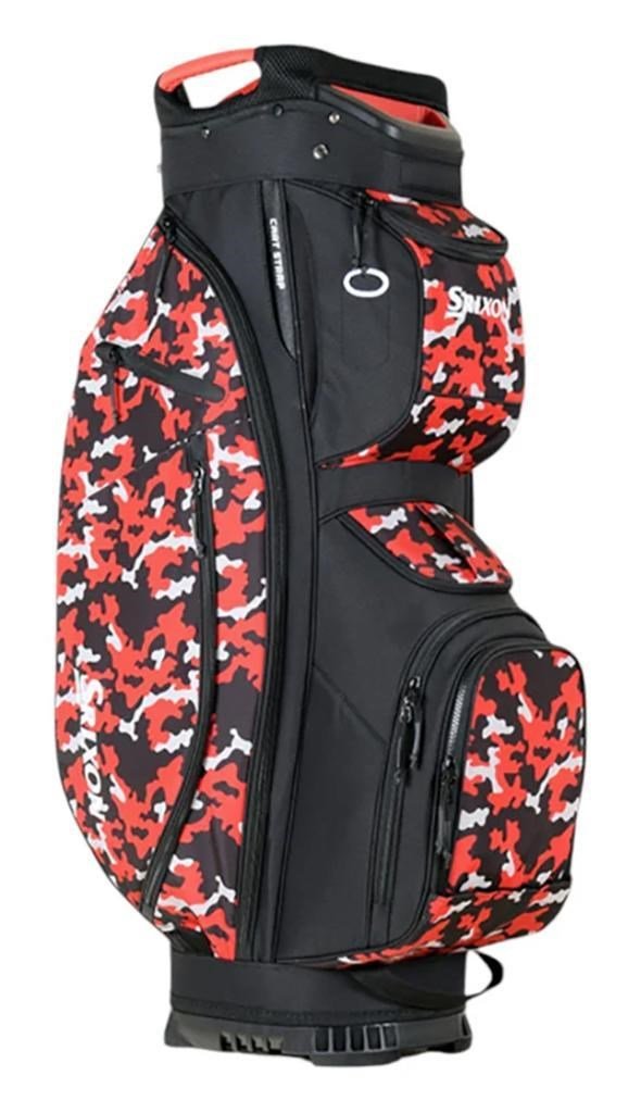 Srixon Premium cart bag, black/red camo