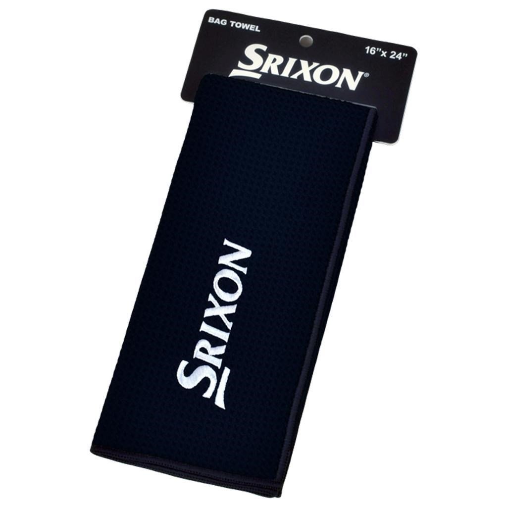 Srixon Tri-Fold MicroFibre handduk, svart