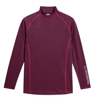 J.Lindeberg Ello Compression Print herr topp, tour geo navy