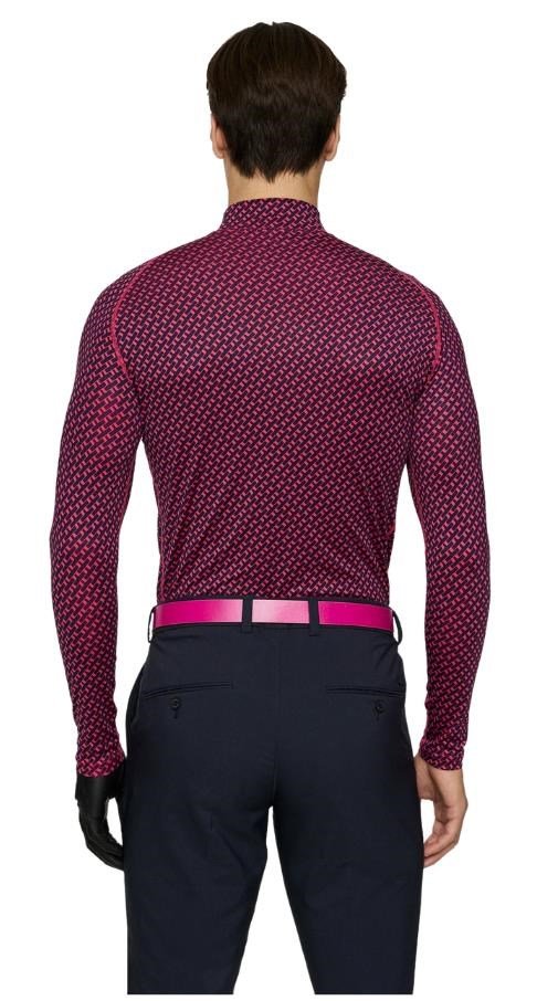 J.Lindeberg Ello Compression Print herr topp, tour geo navy