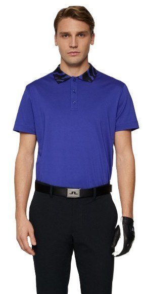 J.Lindeberg Karter herr polo, clematis blue