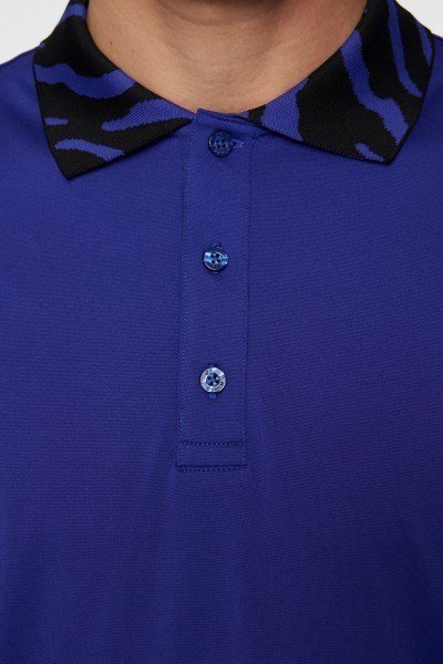 J.Lindeberg Karter herr polo, clematis blue