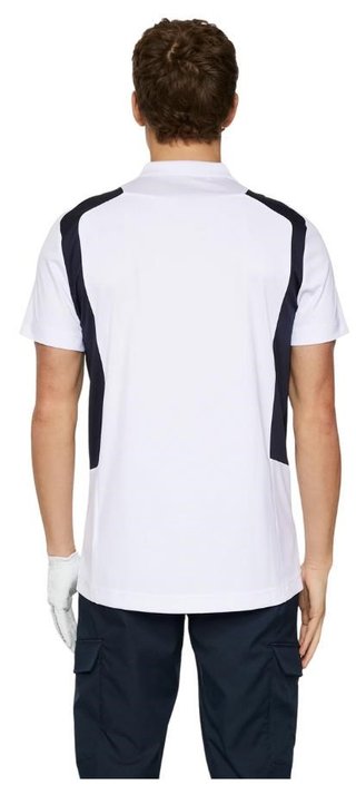 J.Lindeberg Legacy herr polo, vit