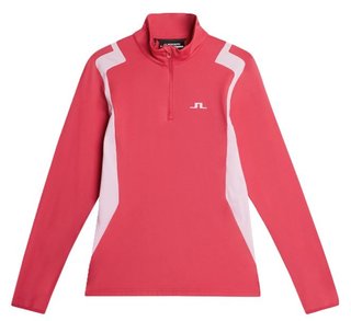 J.Lindeberg Mae Quarter Zip Mid damtröja, azalea