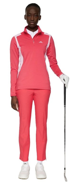 J.Lindeberg Mae Quarter Zip Mid damtröja, azalea