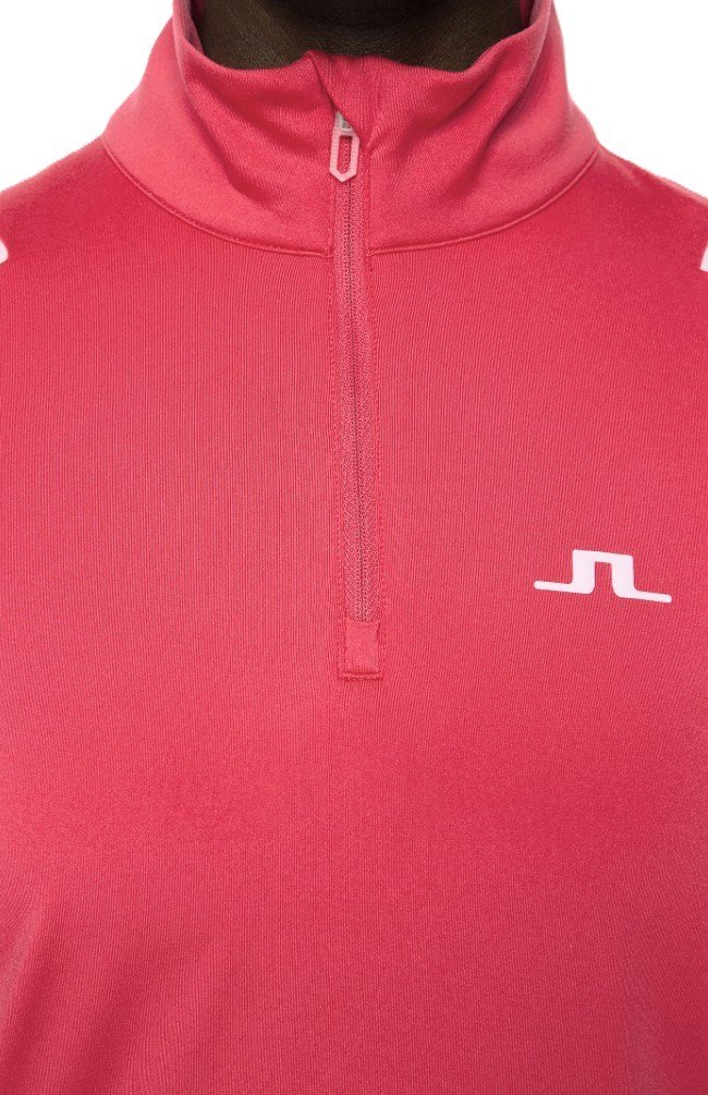 J.Lindeberg Mae Quarter Zip Mid damtröja, azalea
