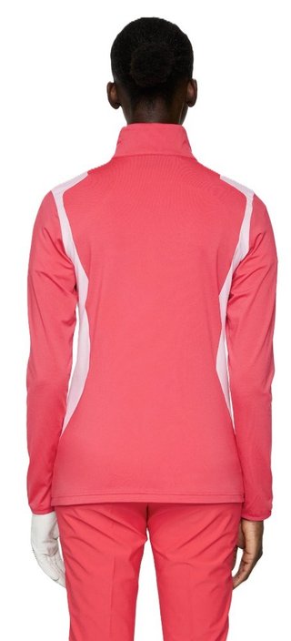 J.Lindeberg Mae Quarter Zip Mid damtröja, azalea