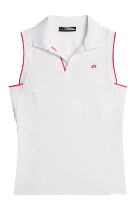 J.Lindeberg Viola Sleeveless dampolo, vit