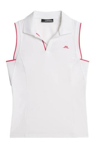 J.Lindeberg Viola Sleeveless dampolo, vit